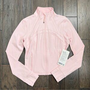 Lululemon NWT Define Cropped Jacket *Nulu Strawberry Milkshake